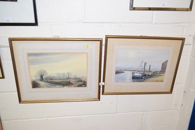 Lot 242 - Two watercolours by M Bensley, framed