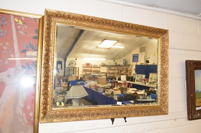 Lot 246 - Gilt framed wall mirror