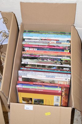 Lot 251 - Books including needlework, patchwork and...
