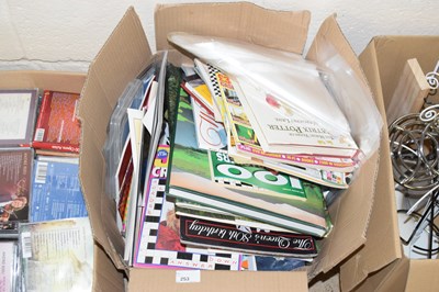 Lot 253 - Box of assorted leaisure interest books