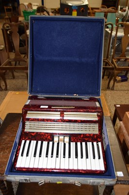 Lot 268 - World master accordion , cased