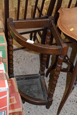Lot 270 - A corner umbrella stand