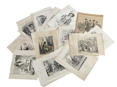 Lot 3 - A large quantity of French Satyrical,...
