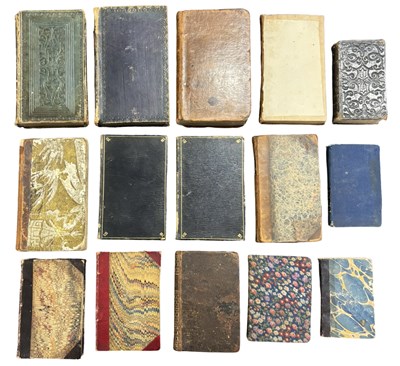 Lot 7 - MINIATURE - SMALL FORMAT BOOKS. 19th and 18th...