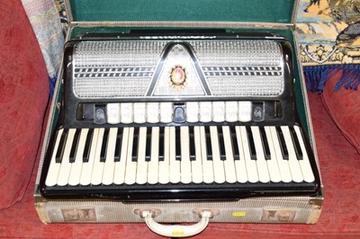 Lot 280 - Marinucci accordion , cased