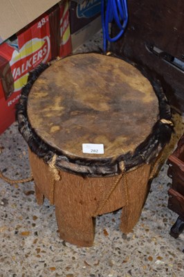 Lot 282 - Tribal drum