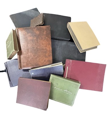 Lot 52 - One Box of Photograph Albums. Mostly early...