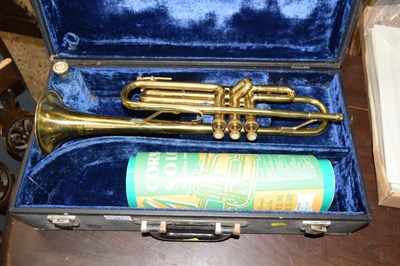 Lot 291 - Brass trumpet