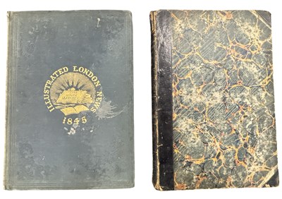 Lot 59 - ILLUSTRATED LONDON NEWS. 1845. VOLUMES 6 AND 7....