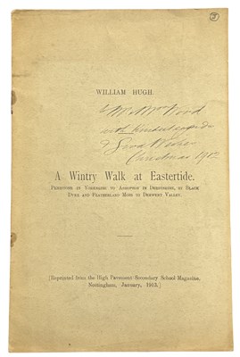 Lot 77 - UNREGISTERED. YORKSHIRE - DERBYSHIRE. A WINTRY...