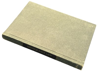 Lot 85 - MIDDLE EAST LAW. International Bar Association....