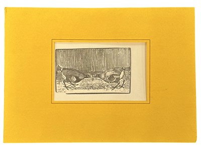 Lot 105 - THOMAS BEWICK. A Merry Christmas card [undated,...