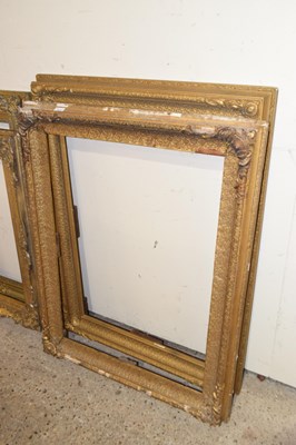 Lot 344 - Two large gilt picture frames (AF)