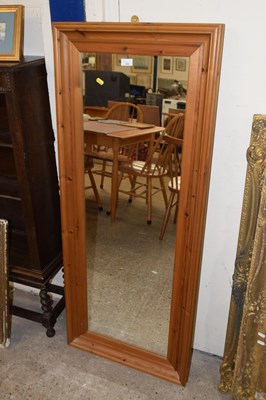 Lot 346 - Pine framed wall mirror