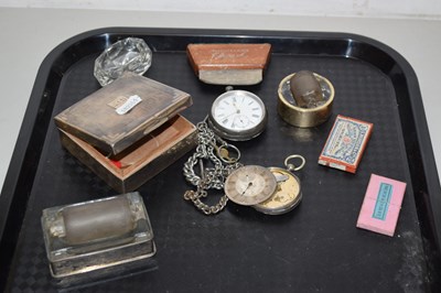 Lot 99 - Mixed lot, silver cased pocket watch for...