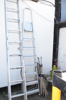 Lot 355 - Folding step ladder