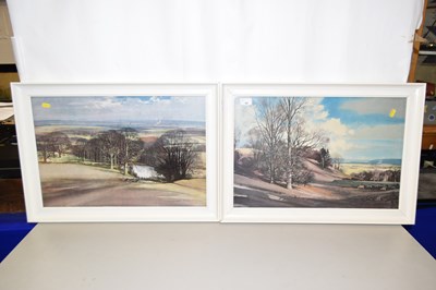Lot 88 - Rowland Hilder - pair of coloured prints -...