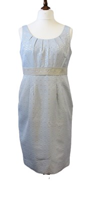 Lot 100 - A Boden shift dress, in pale blue and gold...