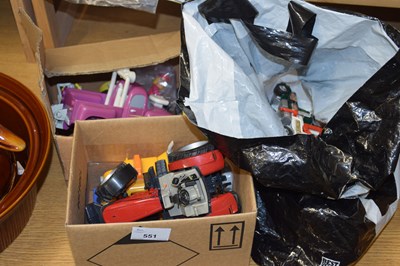Lot 551 - VARIOUS MODERN PLASTIC TOY VEHICLES PLUS...
