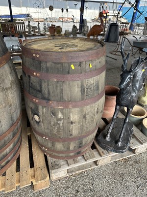 Lot 171 - A small barrel, approx 35" tall, branded Wild...