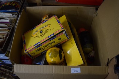Lot 570 - BOX VARIOUS MIXED ITEMS TO INCLUDE RUSSIAN...