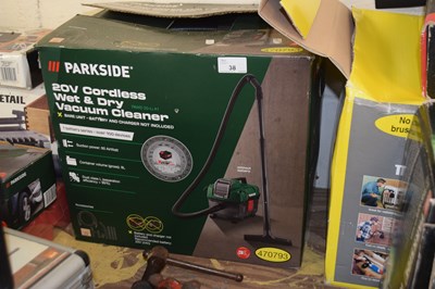 Lot 38 - A Parkside cordless wet and dry vacuum cleaner