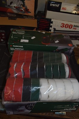 Lot 41 - A Parkside car polisher and pads