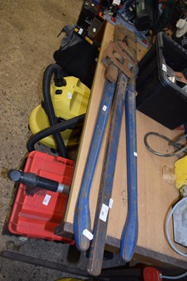 Lot 66 - A Record 36 pipe wrench along with a set of...