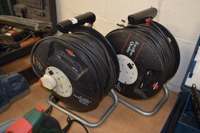 Lot 69 - A group of extension reels, FM stereo radio reels