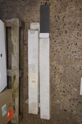 Lot 112 - Three boxes containing vinyl planks in antique...