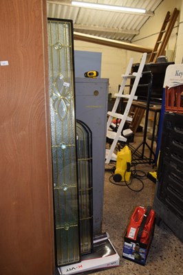 Lot 118 - Group of decorative glass panels
