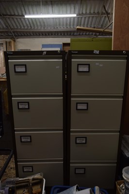 Lot 120 - A pair of filing cabinets