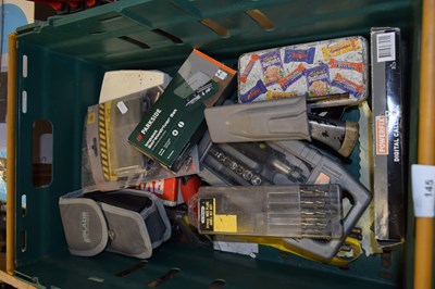 Lot 145 - Box containing various hand tools, impact...