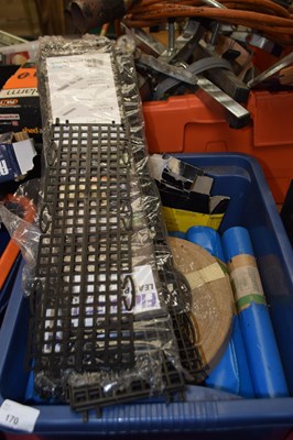 Lot 170 - Box containing various items including leaf...