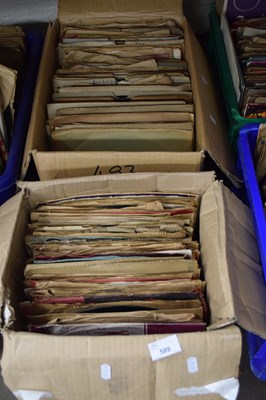 Lot 589 - TWO BOXES MIXED 78RPM RECORDS