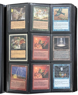 Lot 173 - MAGIC THE GATHERING: one binder of various...