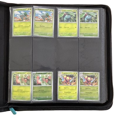 Lot 212 - POKEMON TCG: One binder of various trading...