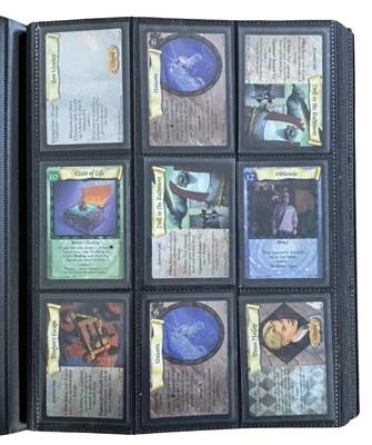 Lot 182 - HARRY POTTER: One binder of various trading...