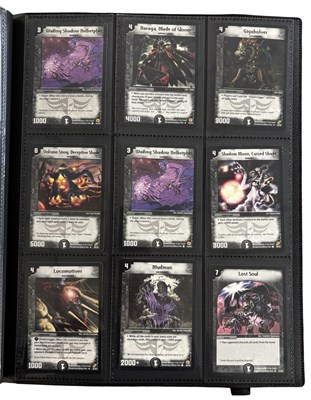 Lot 202 - DUEL MASTERS: One binder containing a large...