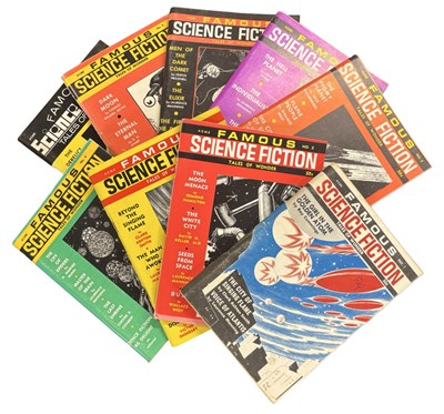 Lot 4 - Famous science fiction tales of wonder issues 1-9