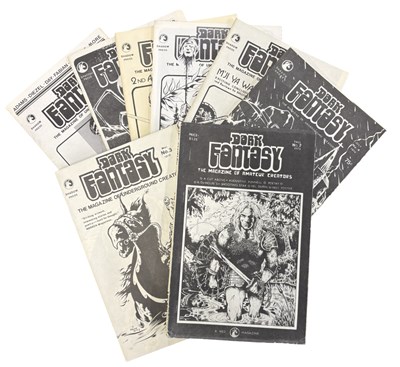 Lot 6 - Dark Fantasy 2-5,7-10 Gene Day poster in issue...
