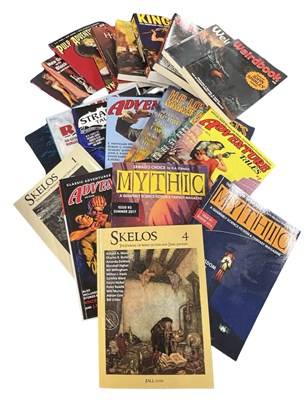 Lot 25 - Box of pulp reprints and fantasy zines