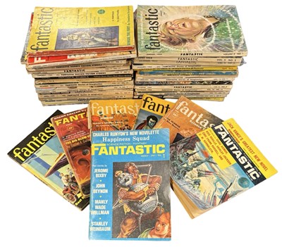 Lot 32 - 1 box fantastic stories pulp from 1950s and 1960s