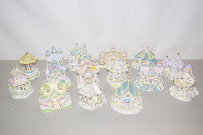 Lot 136 - A collection of fifteen various Coalport model...