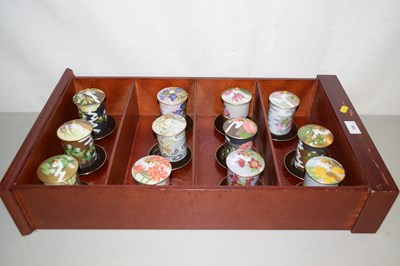 Lot 166 - A set of twelve modern Japanese porcelain...