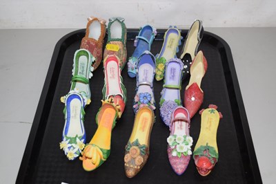 Lot 180 - A collection of Months of the Year resin model...