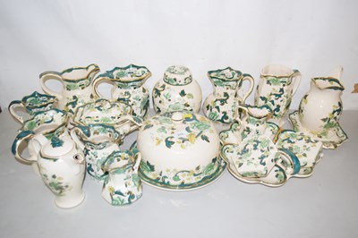 Lot 215 - Quantity of Masons Chartreuse table wares to...