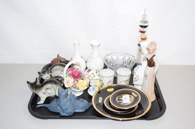 Lot 12 - Mixed Lot: Various vases, Chokin dishes,...