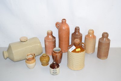Lot 16 - Group of various stone ware hot bottles and a...