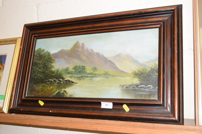 Lot 41 - A 20th Century study of a Highland Loch scene